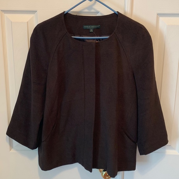 Harvé Bernard brown jacket - Picture 1 of 3